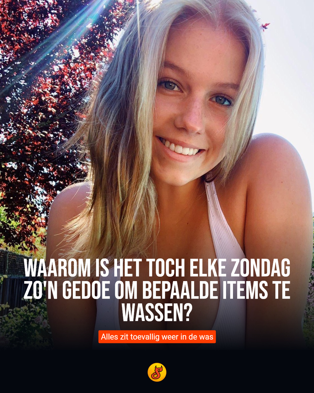 Waarom is het toch elke zondag zo'n gedoe om bepaalde items te wassen?