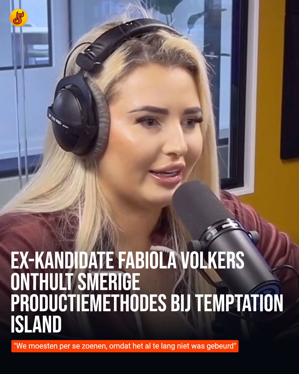 Ex-kandidate Fabiola Volkers onthult smerige productiemethodes bij Temptation Island