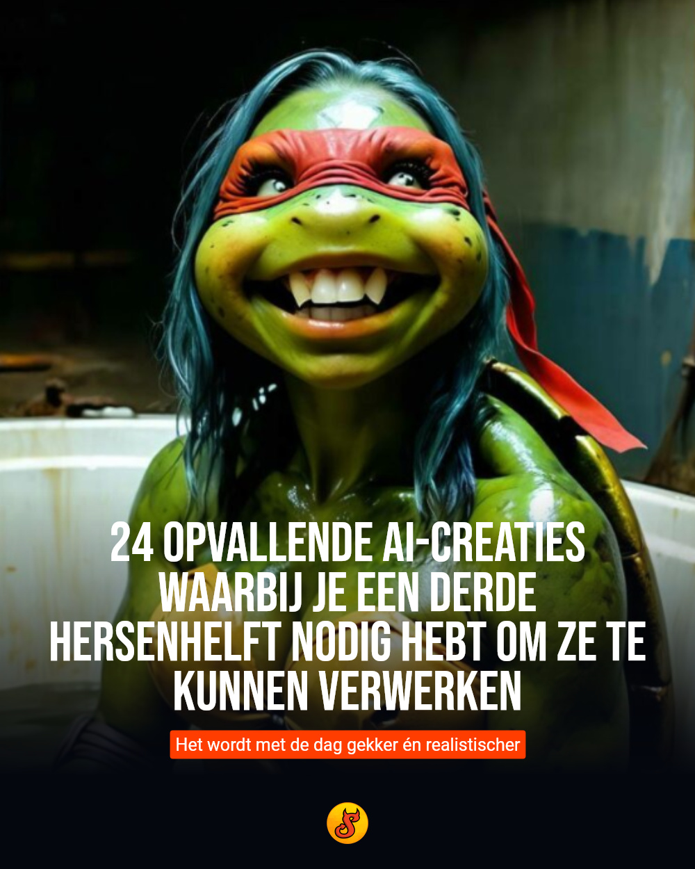 24 opvallende AI-creaties waarbij je een derde hersenhelft nodig hebt om ze te kunnen verwerken