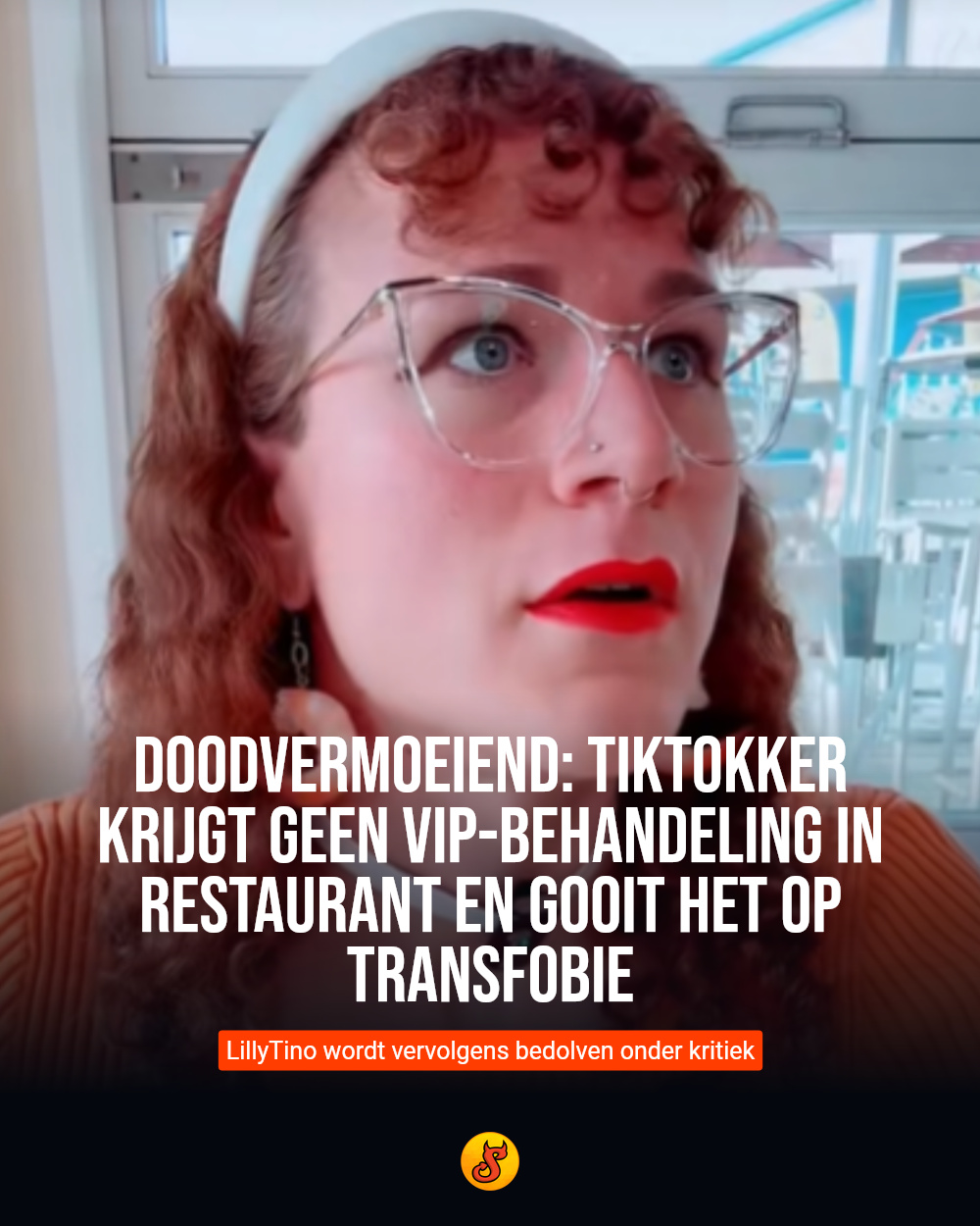 Doodvermoeiend: TikTokker krijgt geen VIP-behandeling in restaurant en gooit het op transfobie