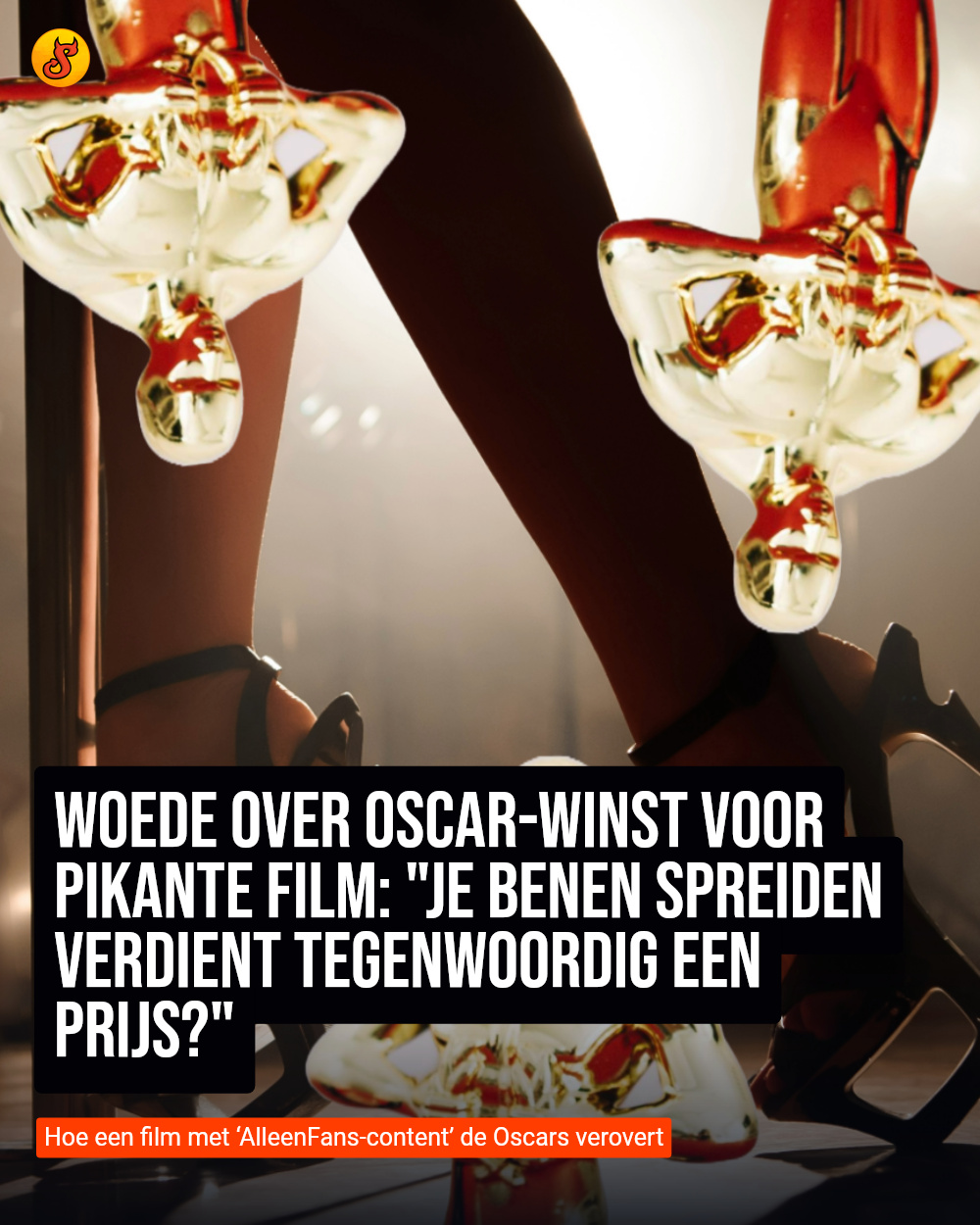 Woede over Oscar-winst voor pikante film: "Je benen spreiden verdient tegenwoordig een prijs?"