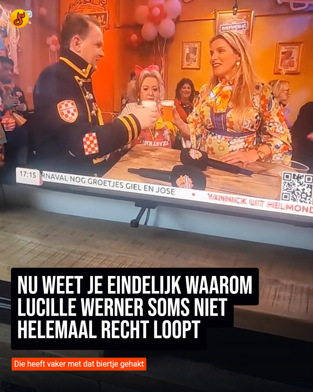 Nu weet je eindelijk waarom Lucille Werner soms niet helemaal recht loopt