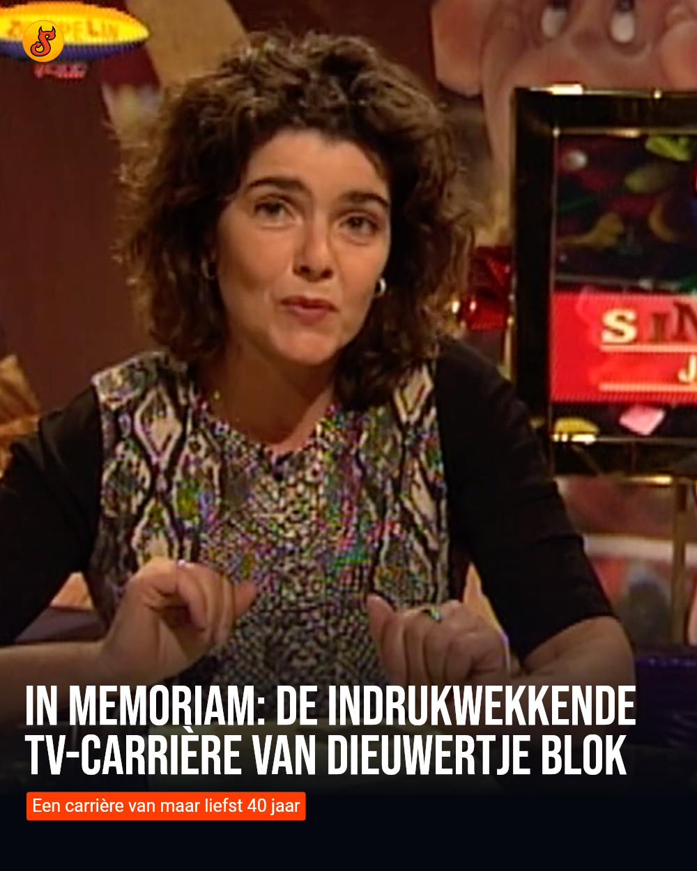 In Memoriam: De indrukwekkende tv-carrière van Dieuwertje Blok