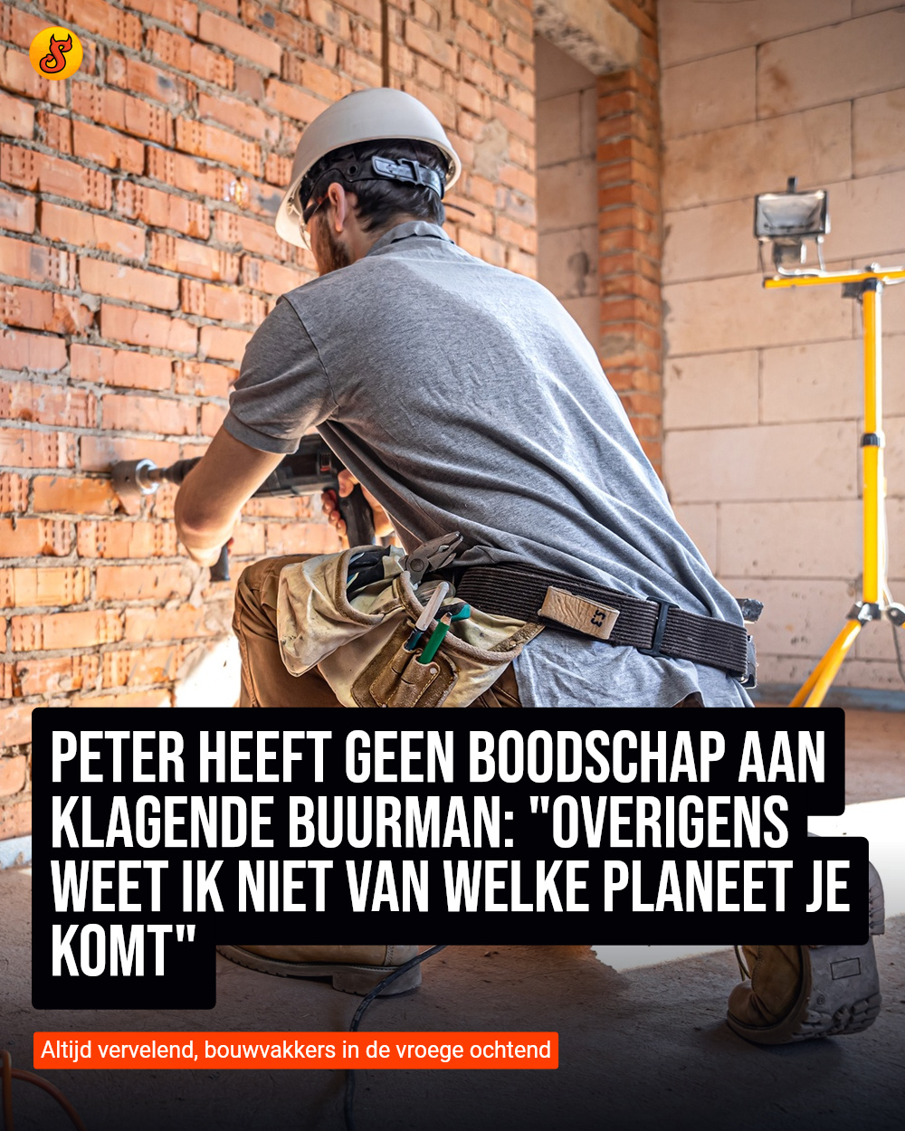Peter heeft geen boodschap aan klagende buurman: "Overigens weet ik niet van welke planeet je komt"