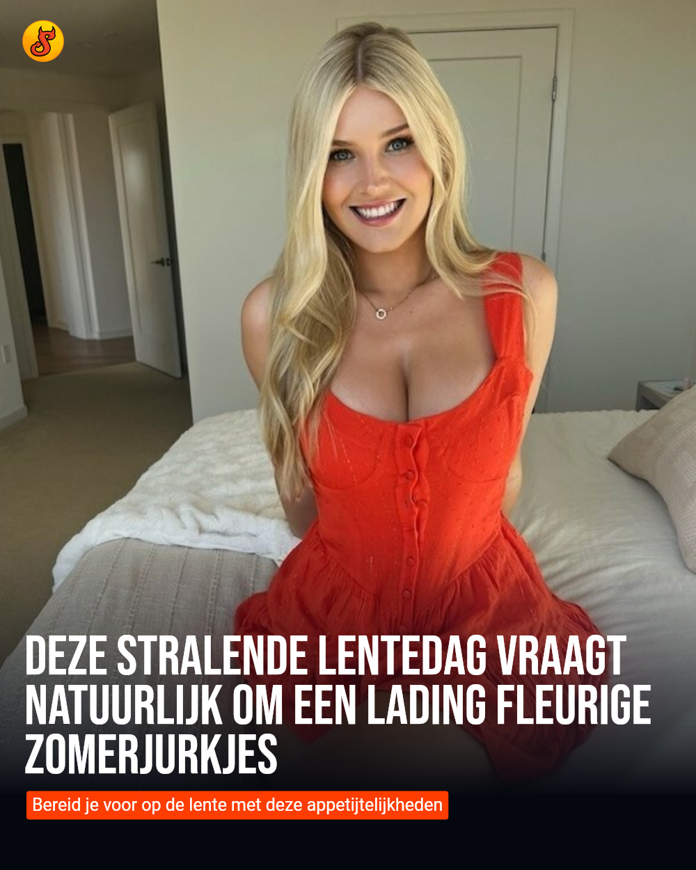 Deze stralende lentedag vraagt natuurlijk om een lading fleurige zomerjurkjes
