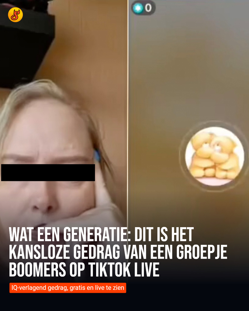 Wat een generatie: Dit is het kansloze gedrag van een groepje boomers op TikTok live