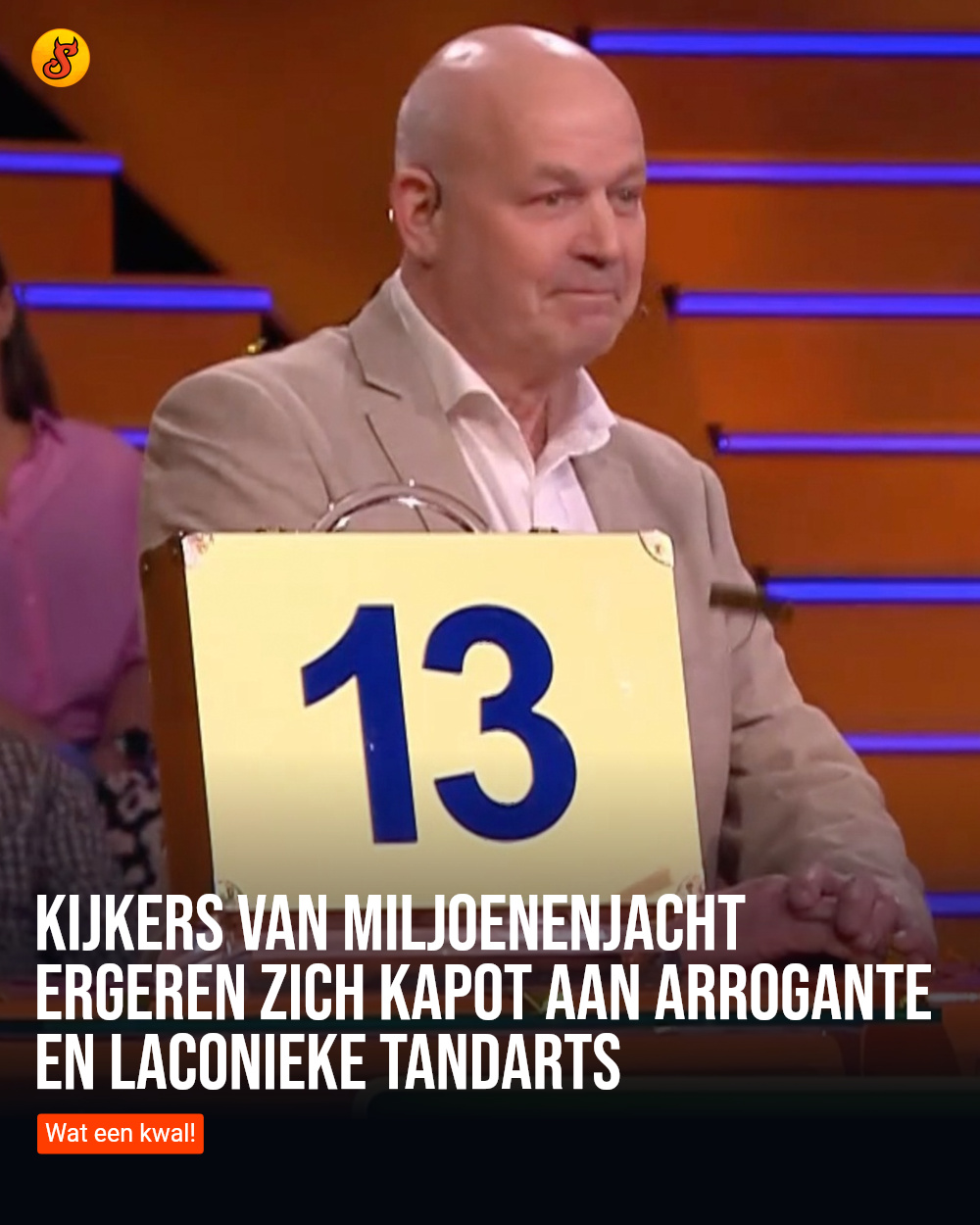Kijkers van Miljoenenjacht ergeren zich kapot aan arrogante en laconieke tandarts