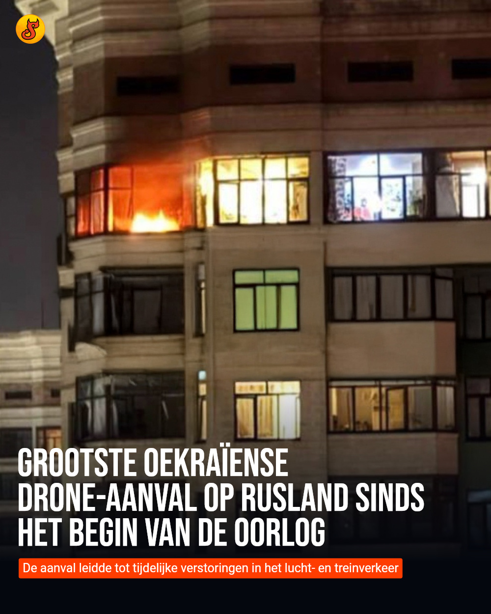 Grootste Oekraïense drone-aanval op Rusland sinds het begin van de oorlog