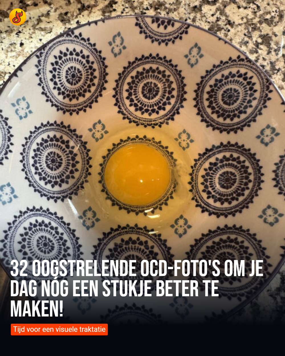 32 oogstrelende OCD-foto's om je dag nóg een stukje beter te maken!