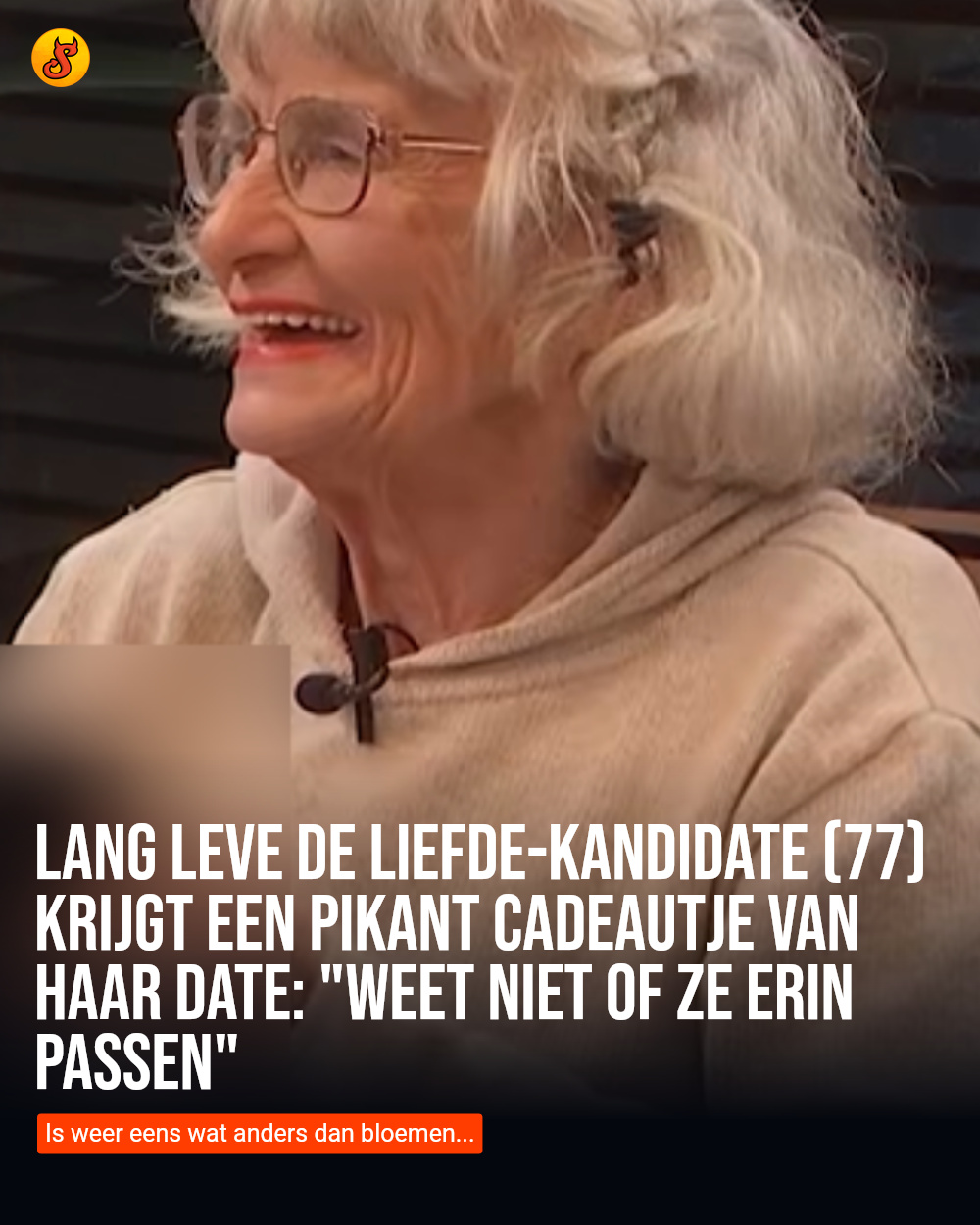 Lang Leve de Liefde-kandidate (77) krijgt een pikant cadeautje van haar date: "Weet niet of ze erin passen"