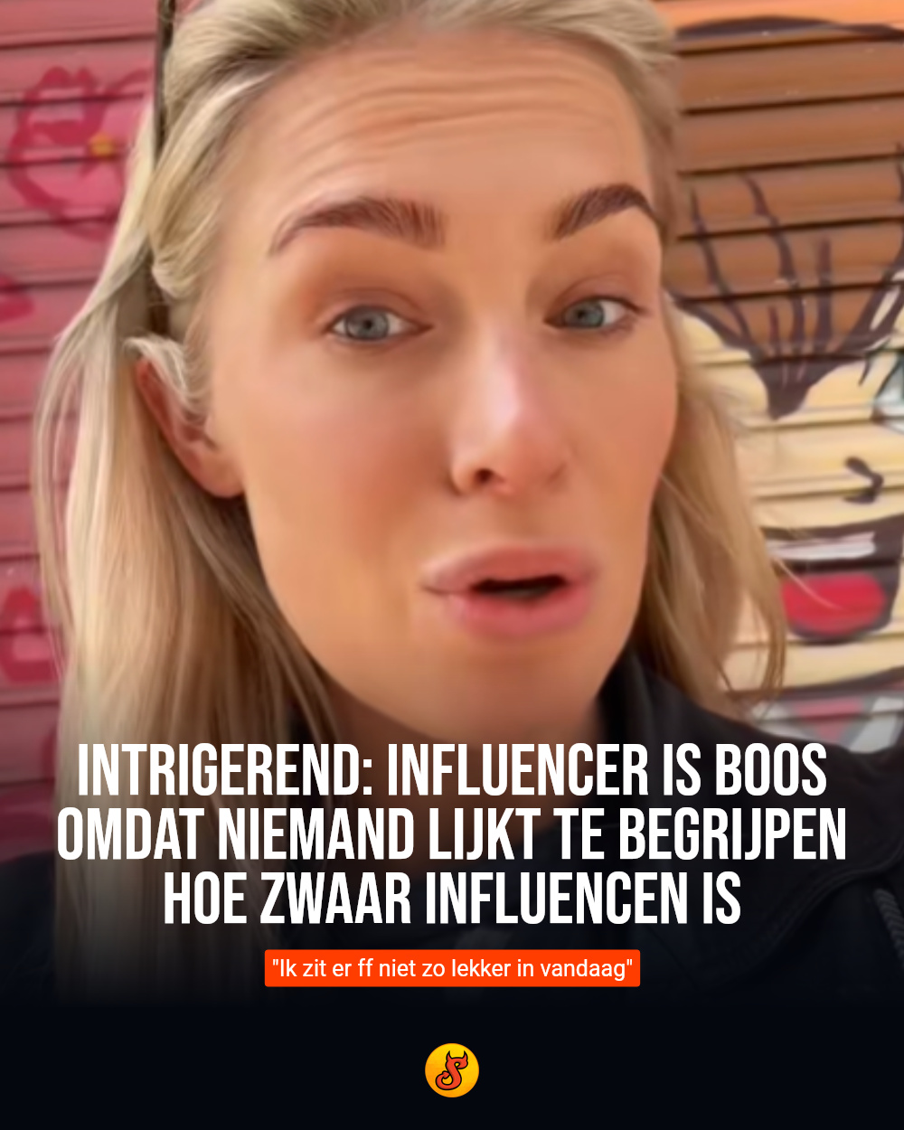 Intrigerend: Influencer is boos omdat niemand lijkt te begrijpen hoe ZWAAR influencen is