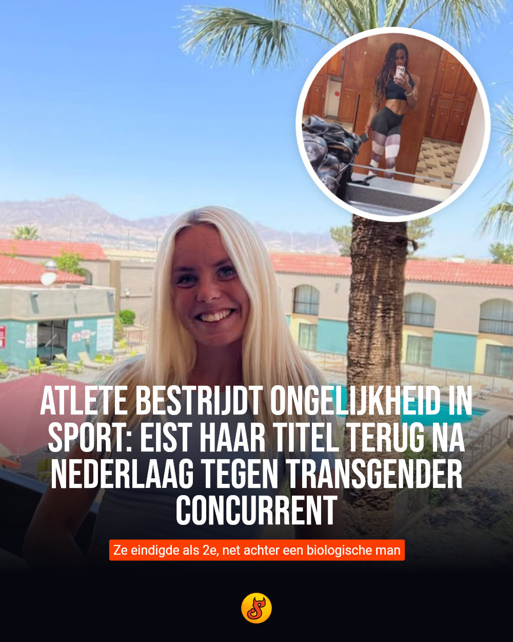 Atlete bestrijdt ongelijkheid in sport: Eist haar titel terug na nederlaag tegen transgender concurrent