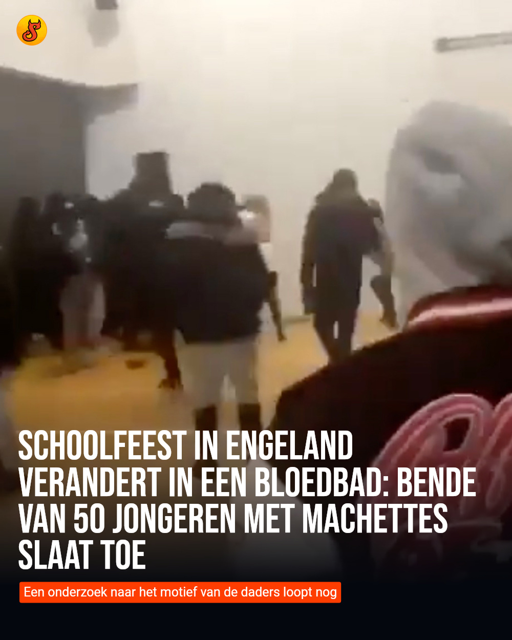 Schoolfeest in Engeland verandert in een bloedbad: Bende van 50 jongeren met machettes slaat toe