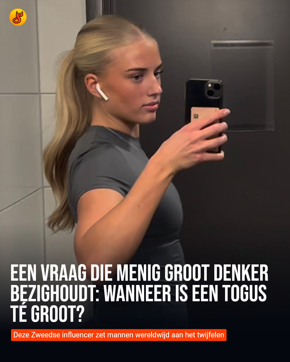 Een vraag die menig groot denker bezighoudt: Wanneer is een togus té groot?