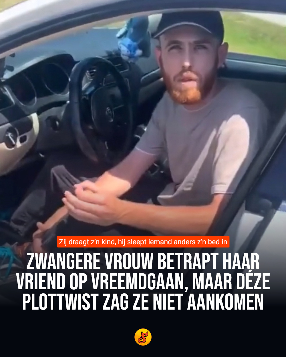 Zwangere vrouw betrapt haar vriend op vreemdgaan, maar déze plottwist zag ze niet aankomen