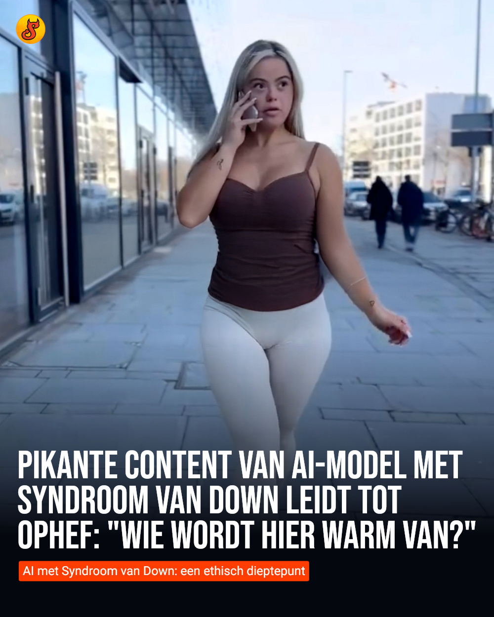 Pikante content van AI-model met Syndroom van Down leidt tot ophef: "Wie wordt hier warm van?"