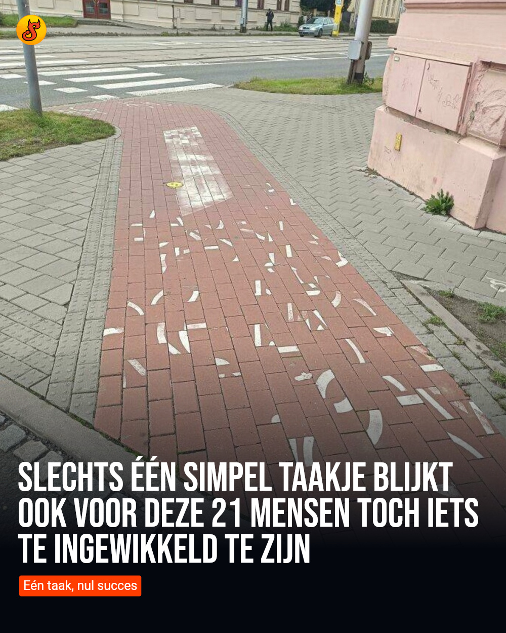Slechts één simpel taakje blijkt ook voor deze 21 mensen toch iets te ingewikkeld te zijn