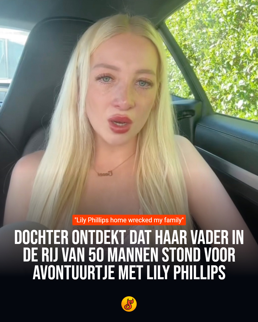 Dochter ontdekt dat haar vader in de rij van 50 mannen stond voor avontuurtje met Lily Phillips