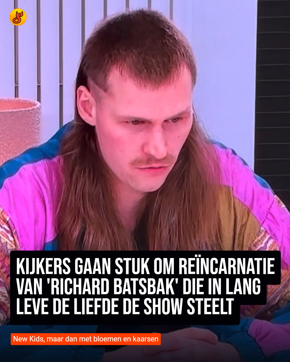Kijkers gaan stuk om reïncarnatie van 'Richard Batsbak' die in Lang Leve de Liefde de show steelt