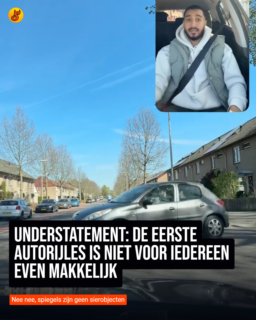 Understatement: De eerste autorijles is niet voor iedereen even makkelijk