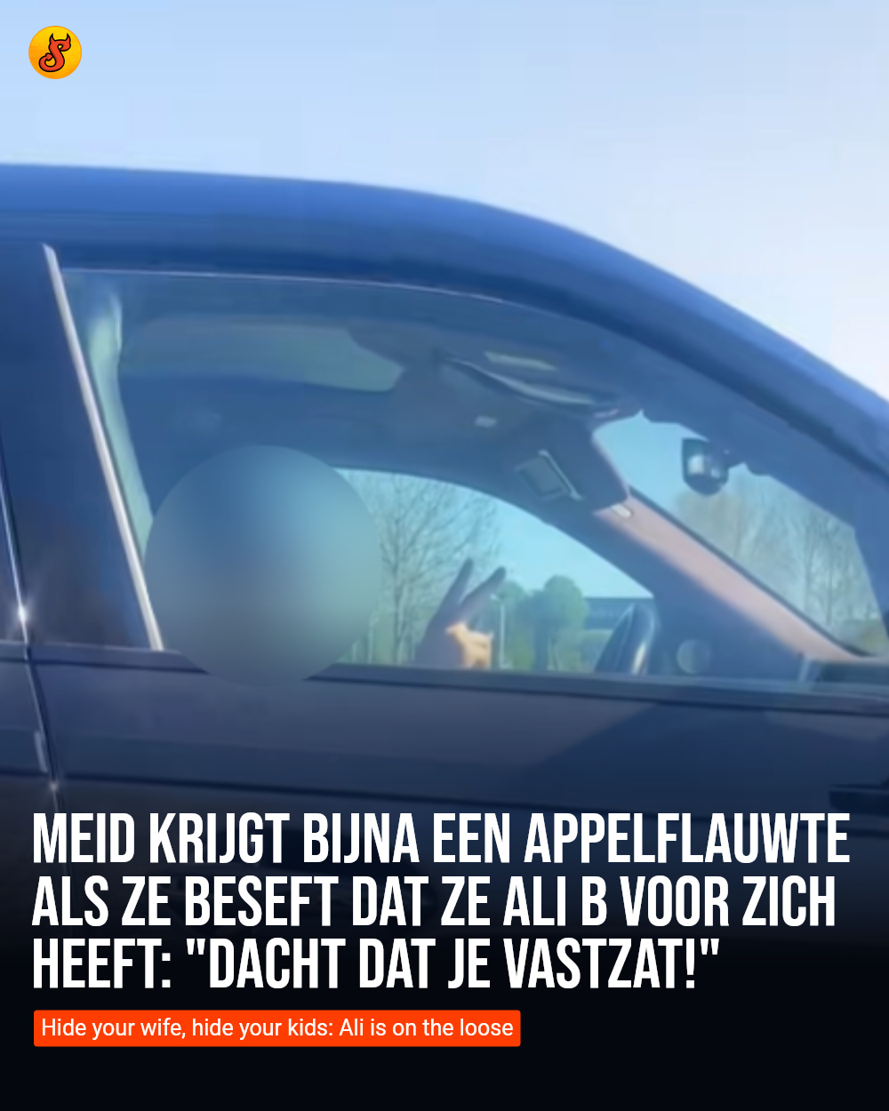 Meid krijgt bijna een appelflauwte als ze beseft dat ze Ali B voor zich heeft: "Dacht dat je vastzat!"