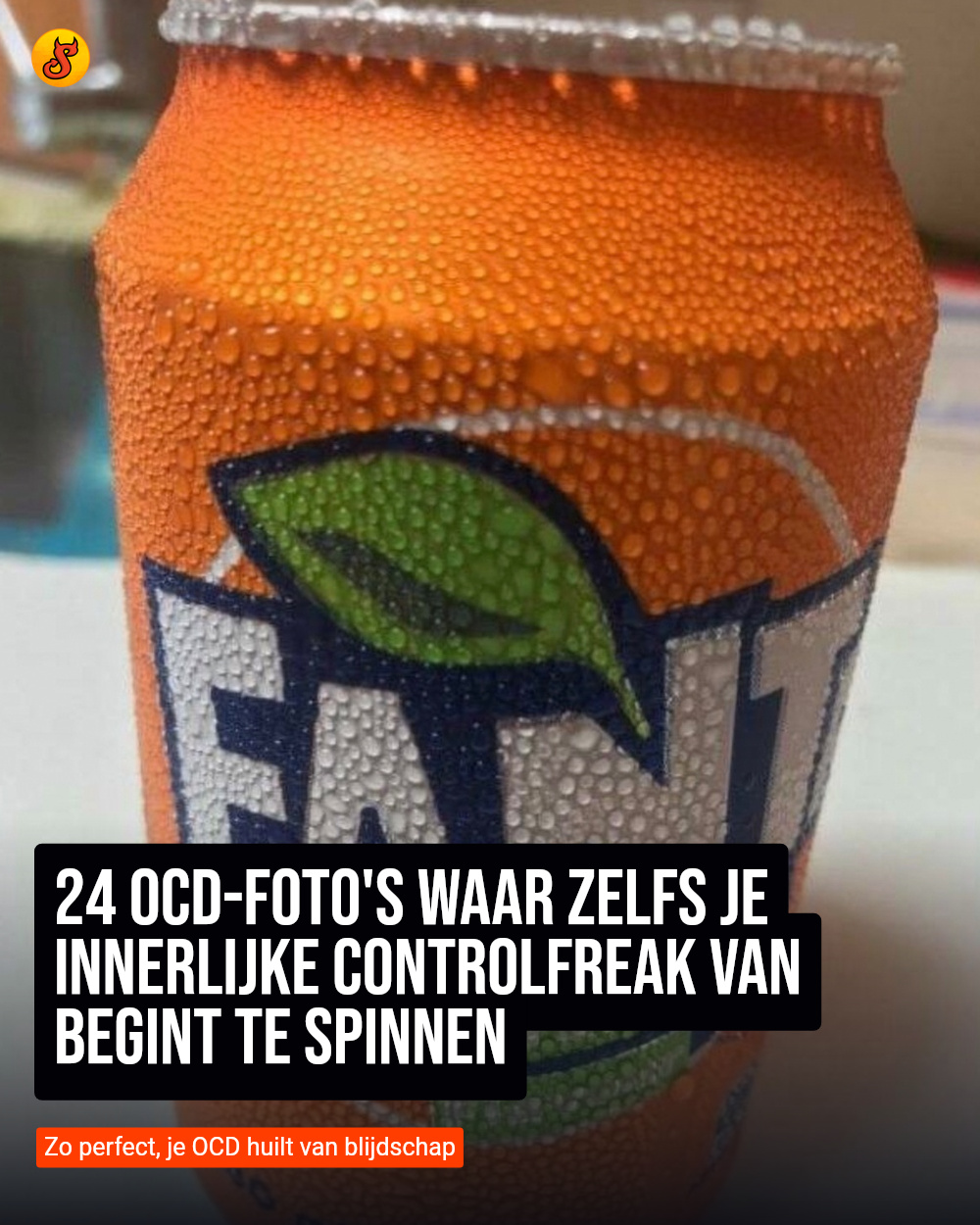 24 OCD-foto's waar zelfs je innerlijke controlfreak van begint te spinnen