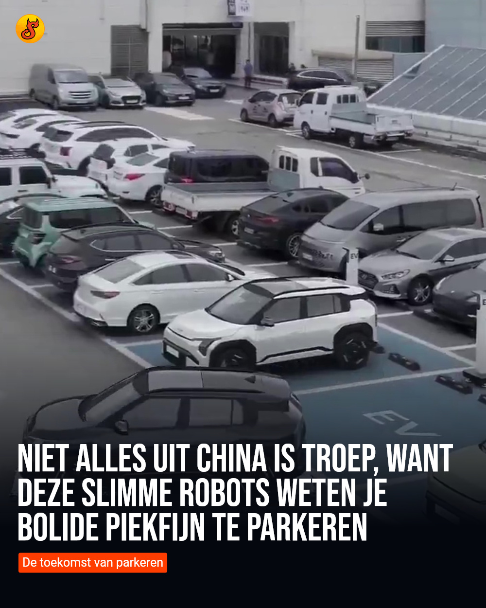 Niet alles uit China is troep, want deze slimme robots weten je bolide piekfijn te parkeren