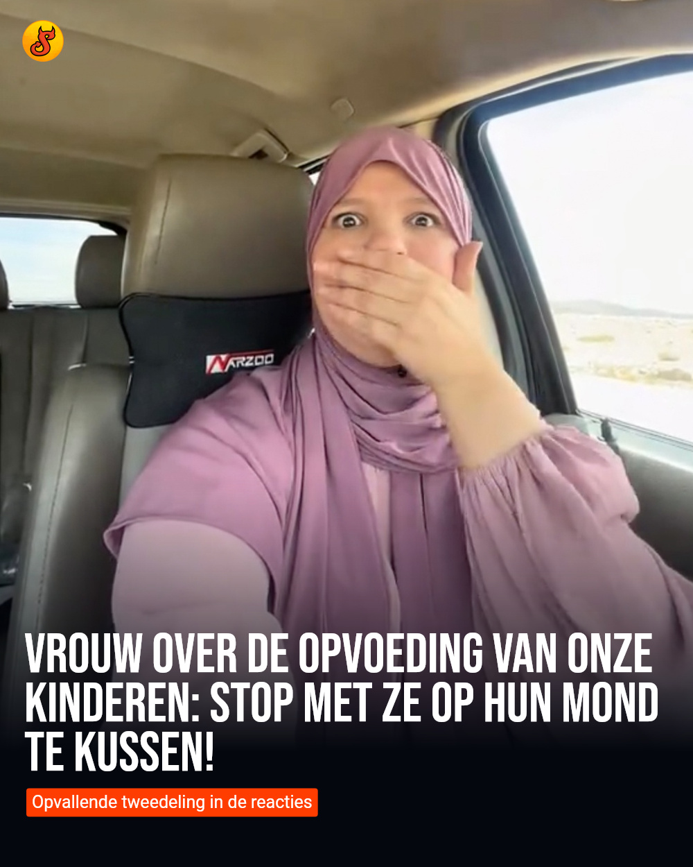 Vrouw over de opvoeding van onze kinderen: stop met ze op hun mond te kussen!