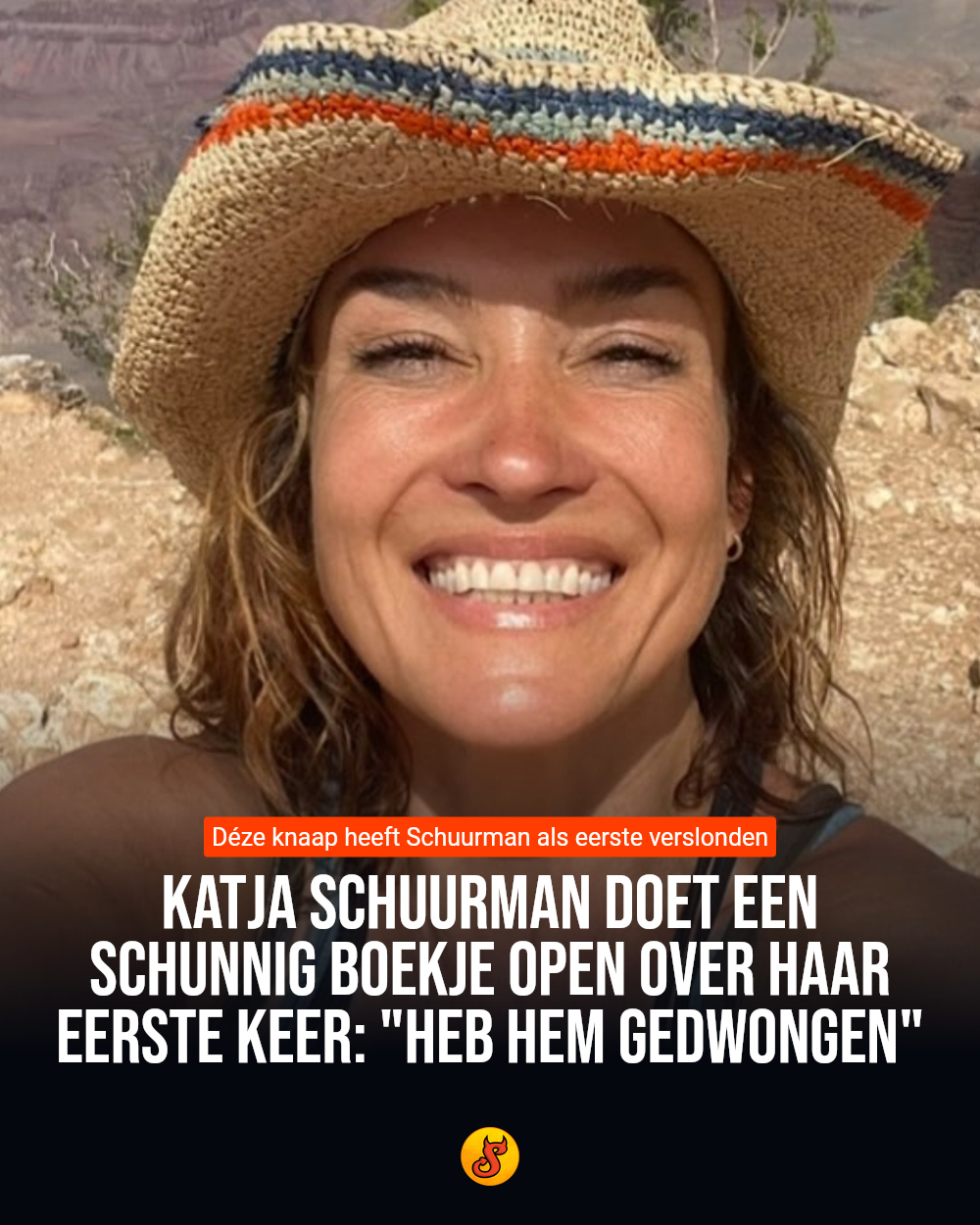Katja Schuurman doet een schunnig boekje open over haar eerste keer: "Heb hem gedwongen"