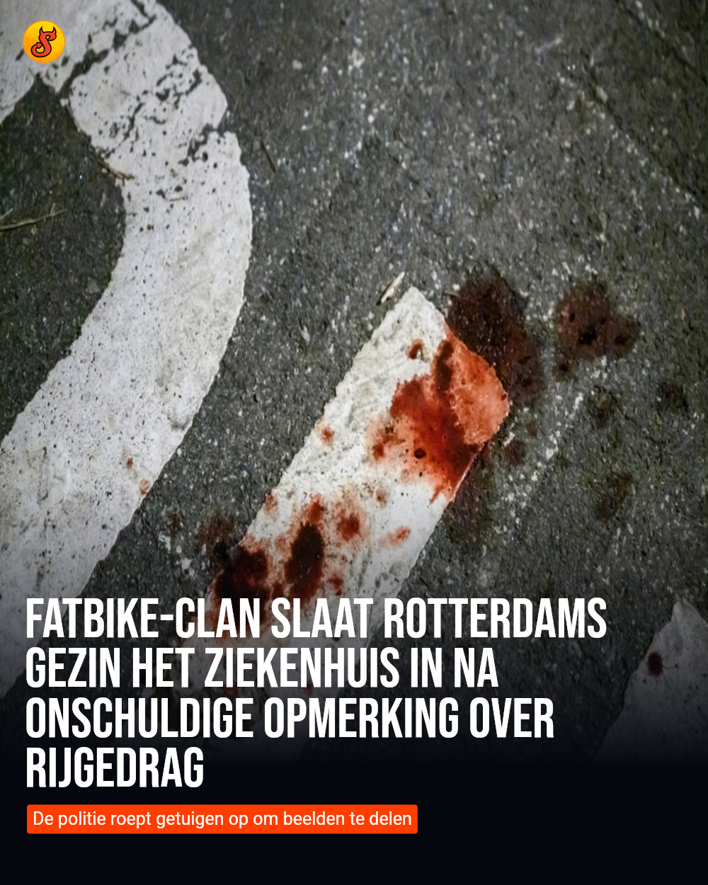 Fatbike-clan slaat Rotterdams gezin het ziekenhuis in na onschuldige opmerking over rijgedrag