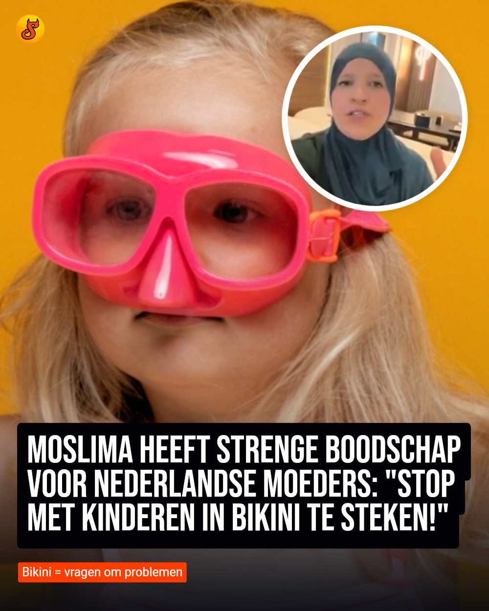 Moslima heeft strenge boodschap voor Nederlandse moeders: "Stop met kinderen in bikini te steken!"