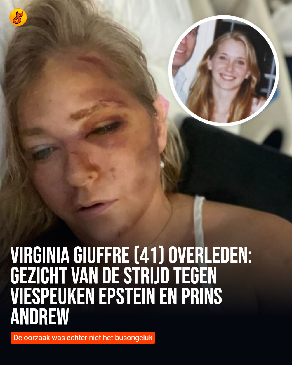 Virginia Giuffre (41) overleden: gezicht van de strijd tegen viespeuken Epstein en Prins Andrew