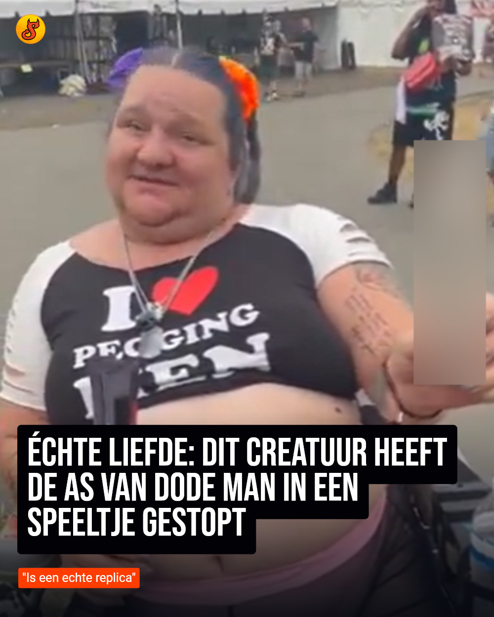 Échte liefde: dit creatuur heeft de as van dode man in een speeltje gestopt