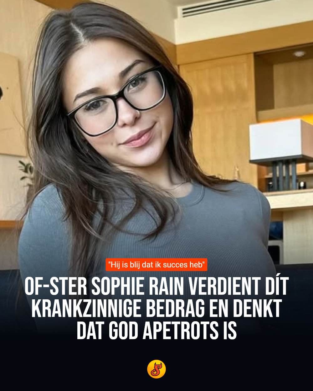 OF-ster Sophie Rain verdient dít krankzinnige bedrag en denkt dat God apetrots is
