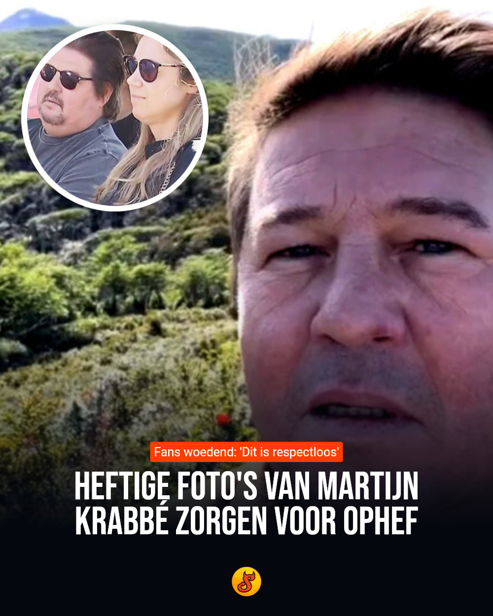Heftige foto's van Martijn Krabbé zorgen voor ophef