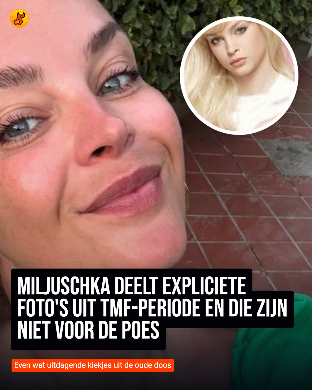 Miljuschka deelt expliciete foto's uit TMF-periode en die zijn niet voor de poes