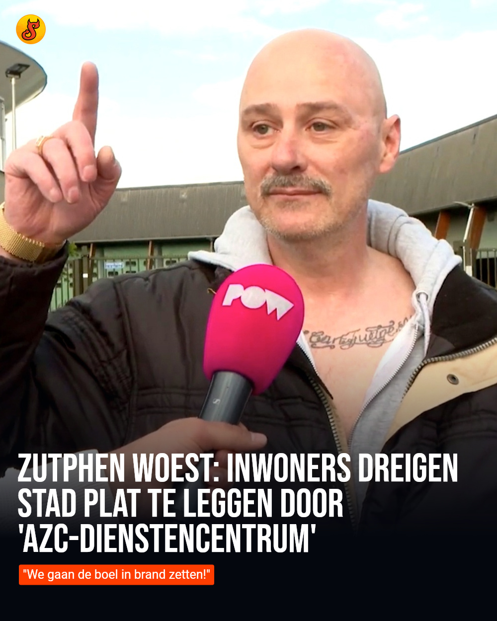 Zutphen woest: Inwoners dreigen stad plat te leggen door 'AZC-dienstencentrum'