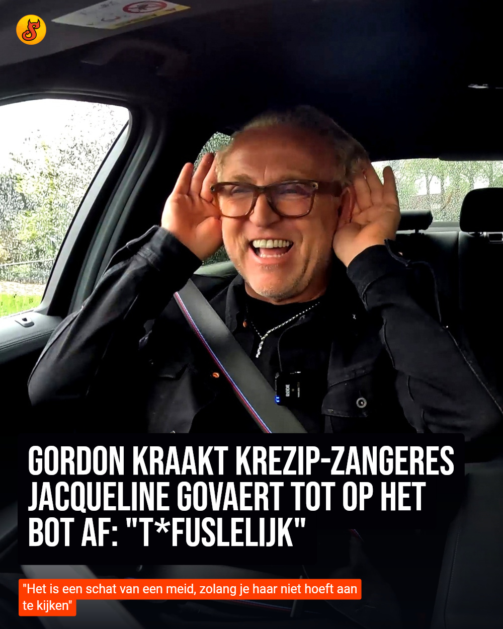 Gordon kraakt Krezip-zangeres Jacqueline Govaert tot op het bot af: "T*fuslelijk"