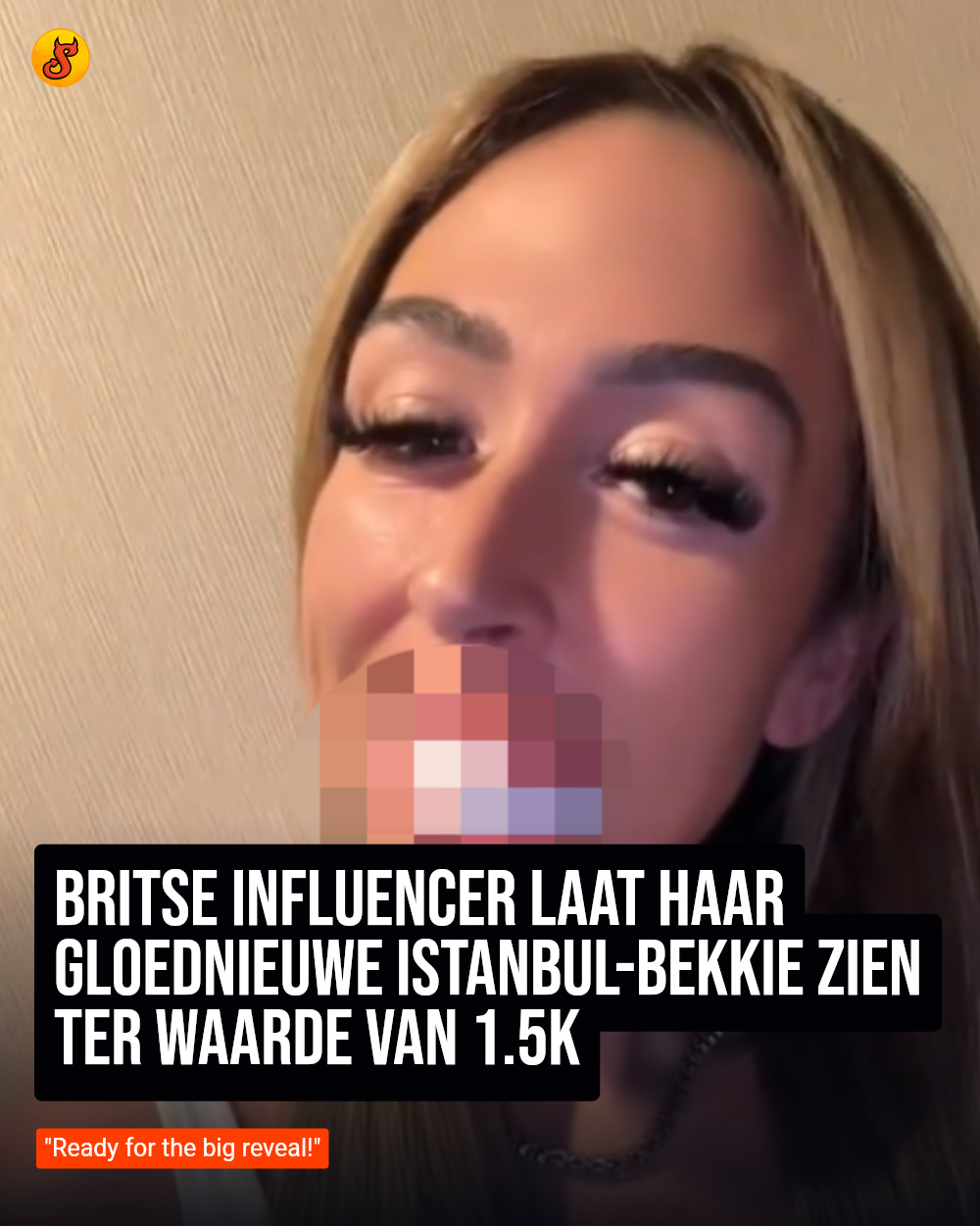 Britse influencer laat haar gloednieuwe Istanbul-bekkie zien ter waarde van 1.5K