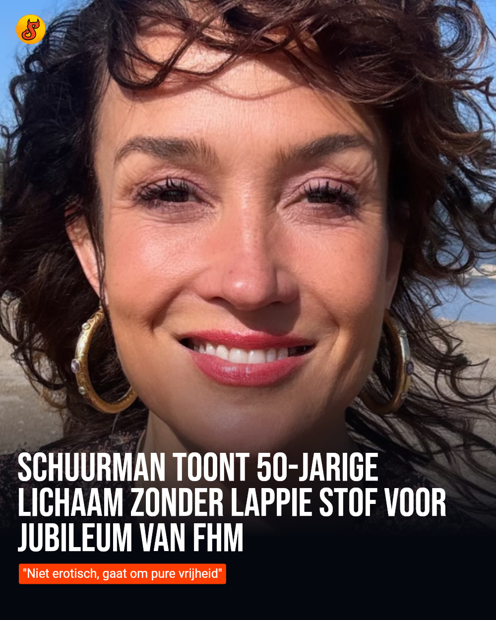 Schuurman toont 50-jarige lichaam zonder lappie stof voor jubileum van FHM