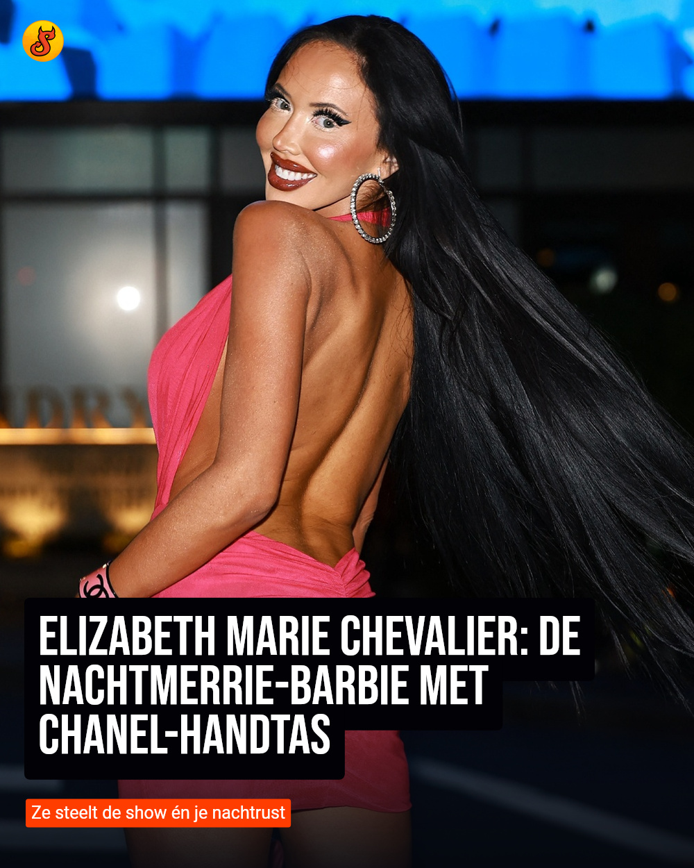 Elizabeth Marie Chevalier: De nachtmerrie-Barbie met Chanel-handtas