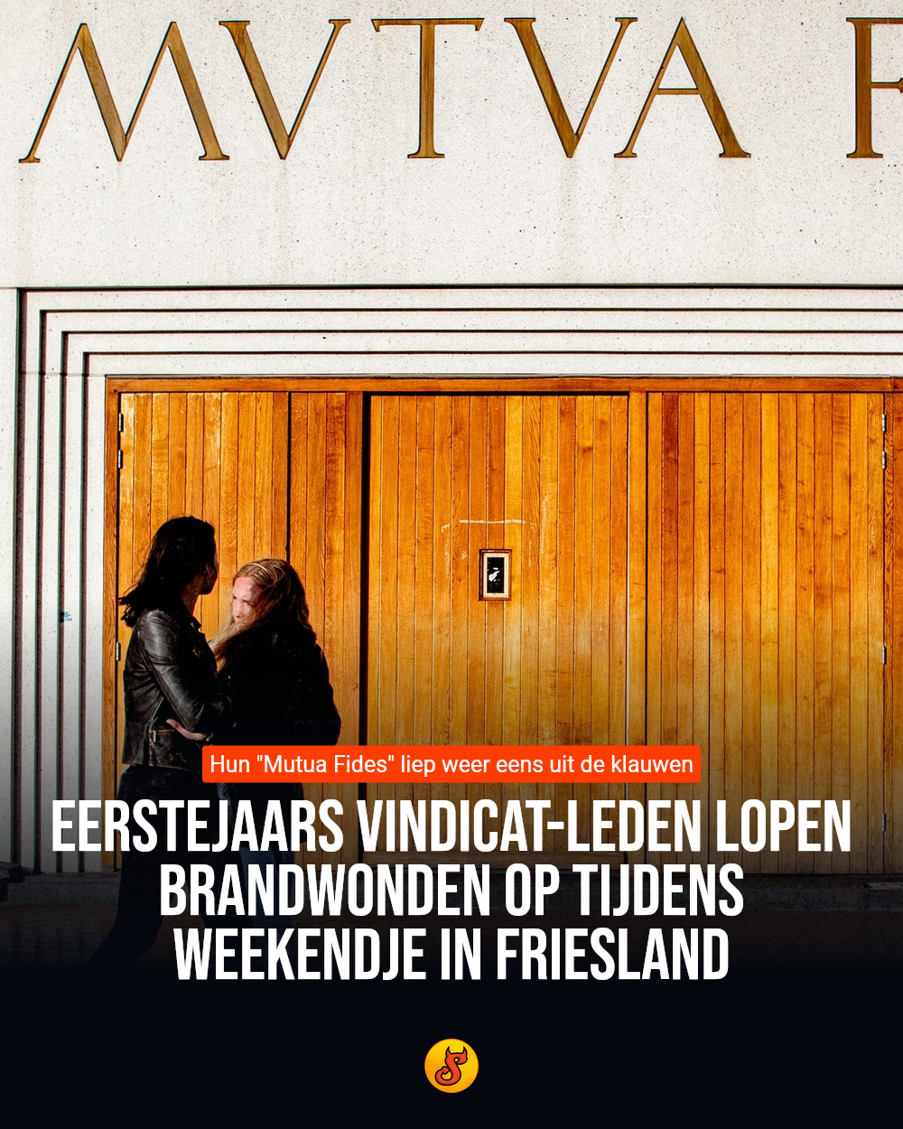 Eerstejaars Vindicat-leden lopen brandwonden op tijdens weekendje in Friesland