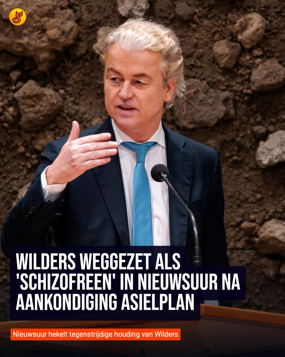 Wilders weggezet als 'schizofreen' in Nieuwsuur na aankondiging asielplan