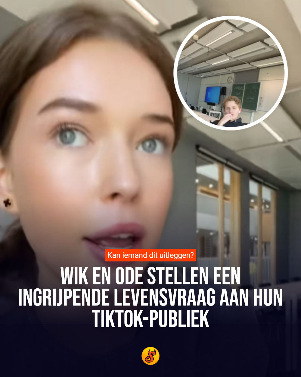 Wik en Ode stellen een ingrijpende levensvraag aan hun TikTok-publiek
