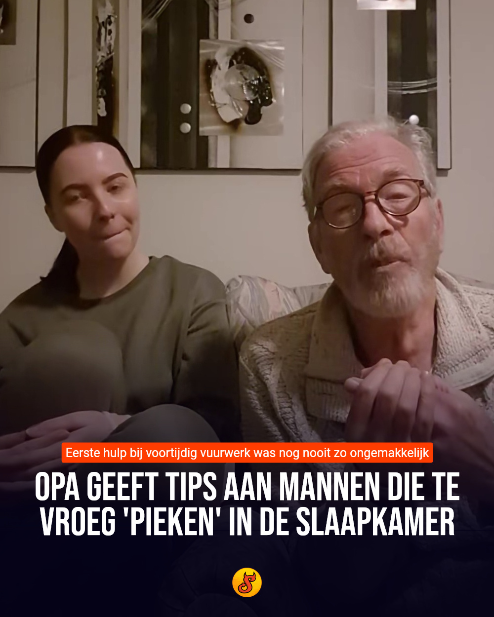 Opa geeft tips aan mannen die te vroeg 'pieken' in de slaapkamer
