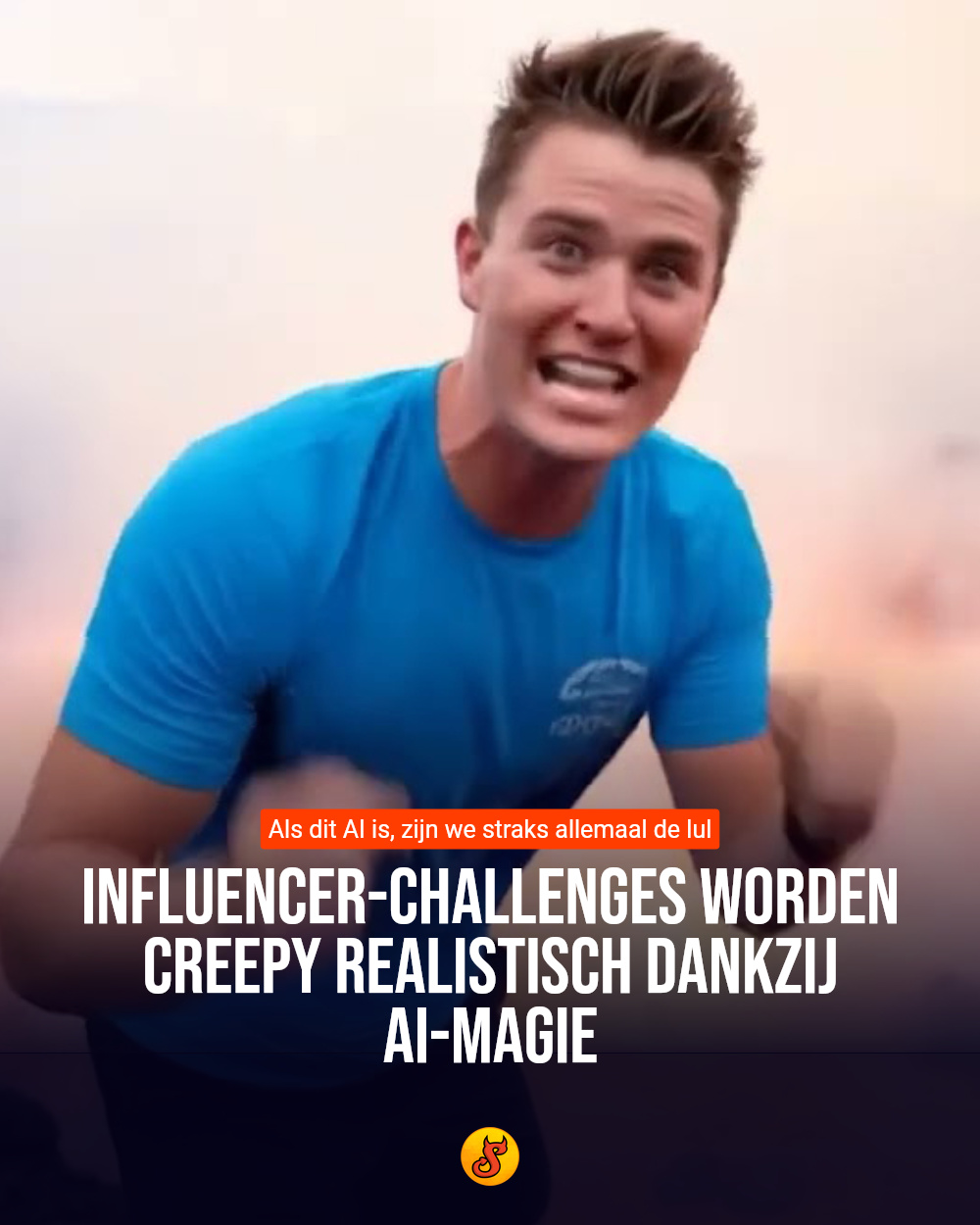 Influencer-challenges worden creepy realistisch dankzij AI-magie