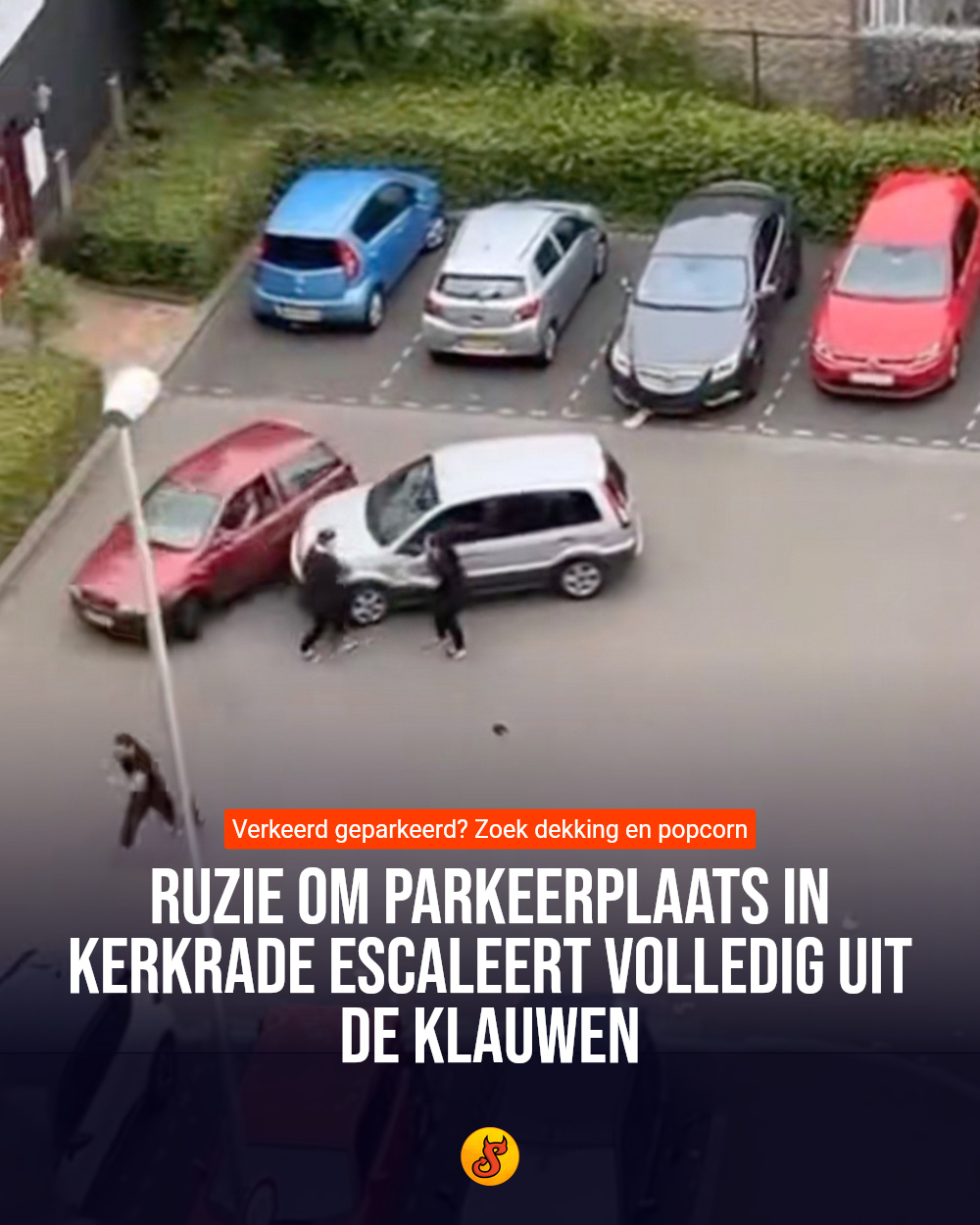 Ruzie om parkeerplaats in Kerkrade escaleert volledig uit de klauwen