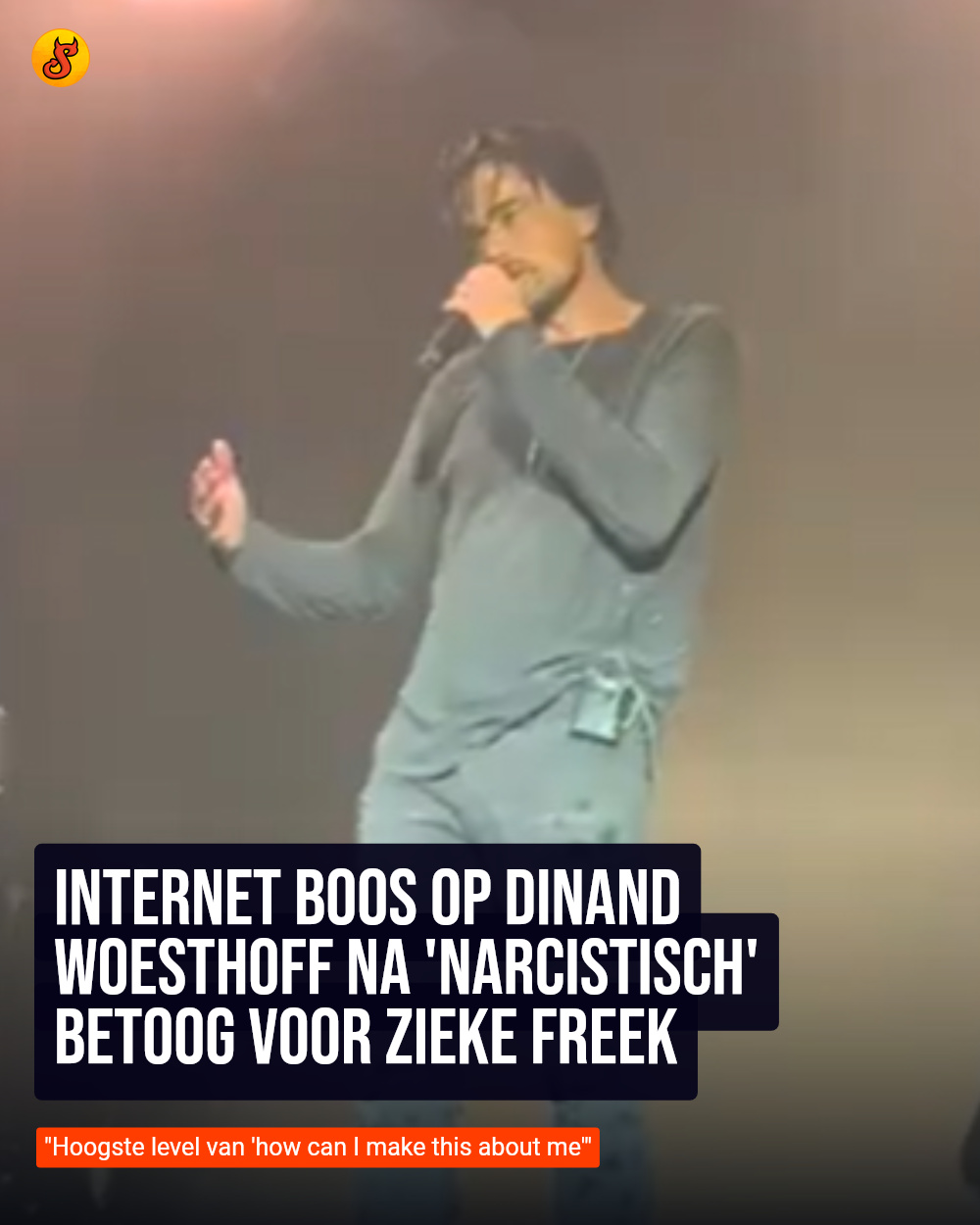 Internet boos op Dinand Woesthoff na 'narcistisch' betoog voor zieke Freek