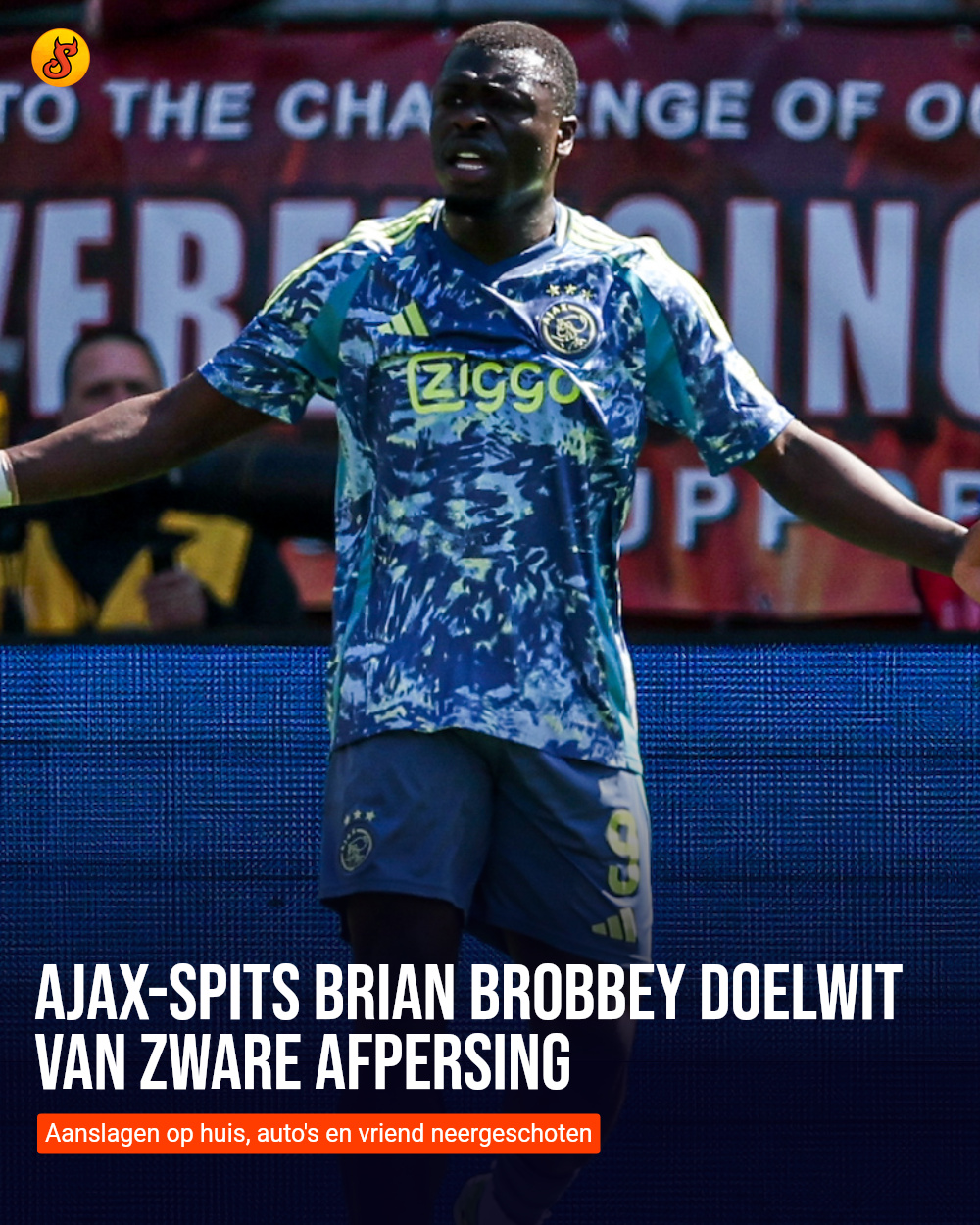 Ajax-spits Brian Brobbey doelwit van zware afpersing