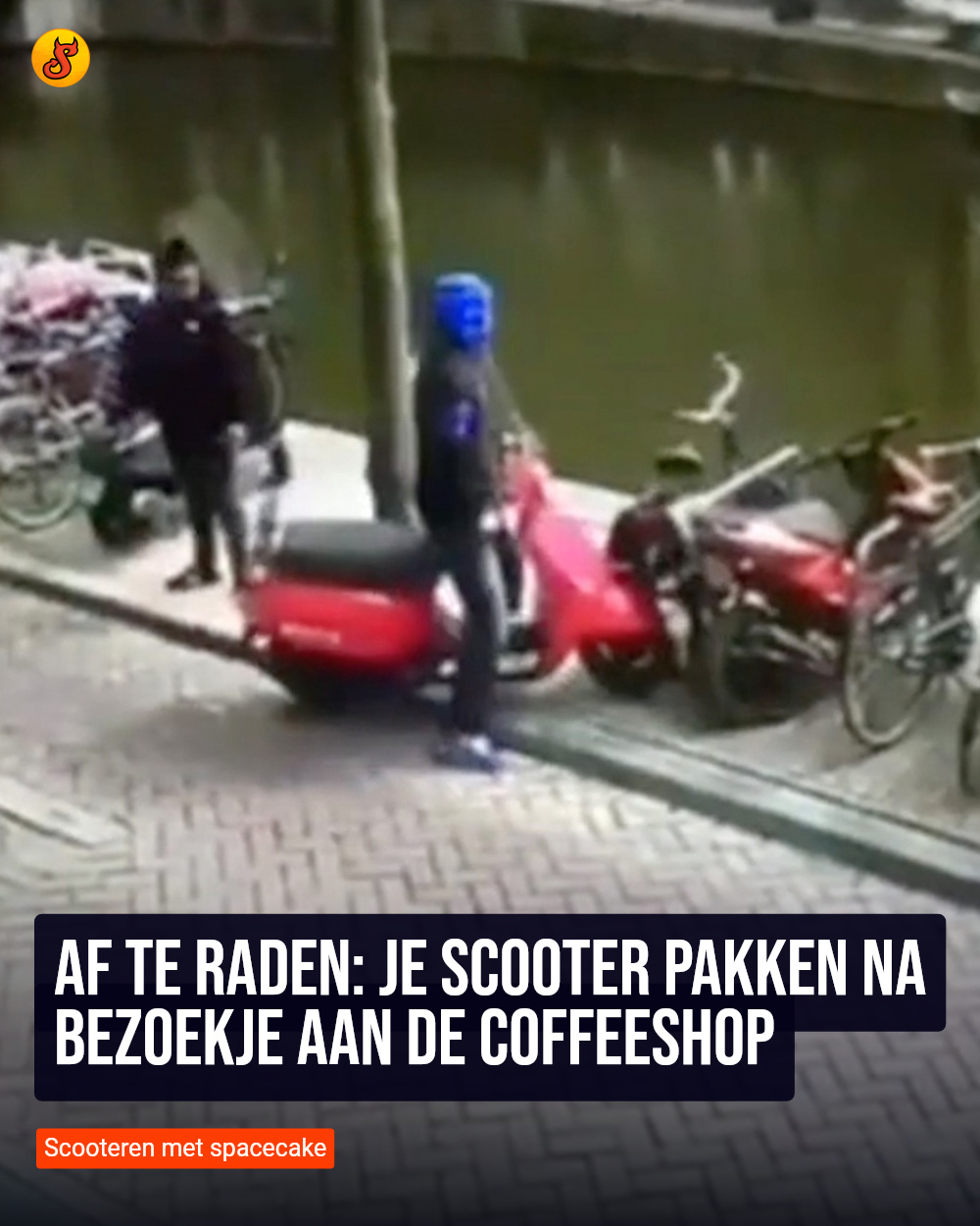 Af te raden: Je scooter pakken na bezoekje aan de coffeeshop